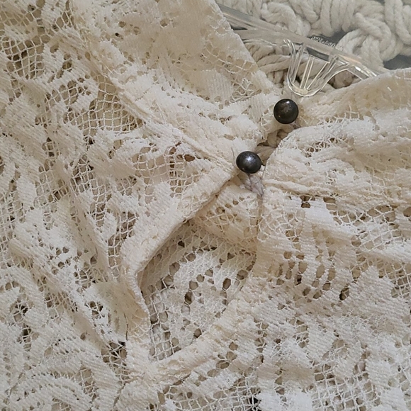 TODAY FREE PEOPLE SHEER LACE MIDI SP DRESS - Picture 13 of 17